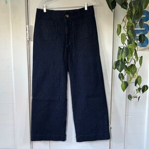 Maeve Colette Dark Blue Sparkle Jeans 30